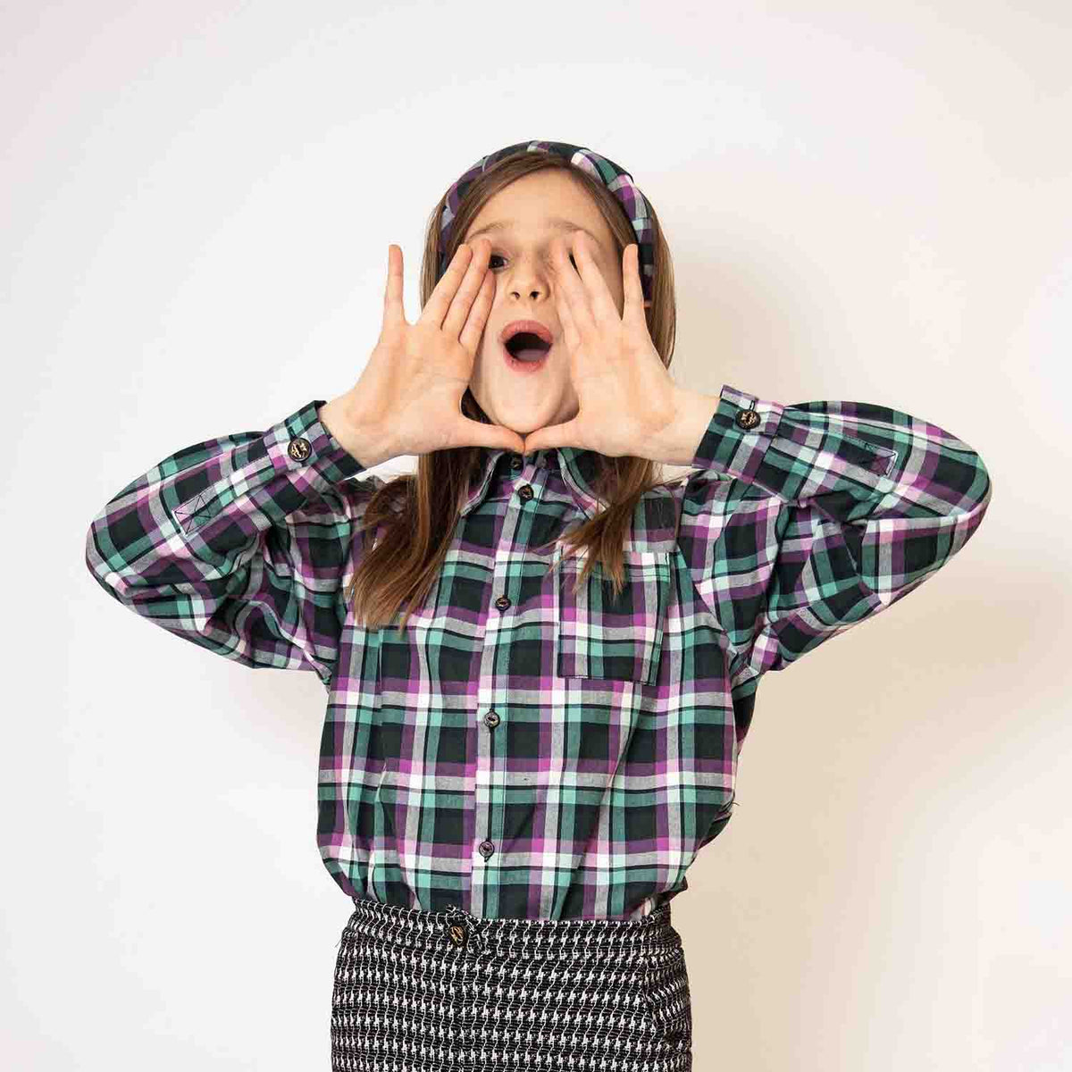 Fancy Tartan Shirt for Kids
