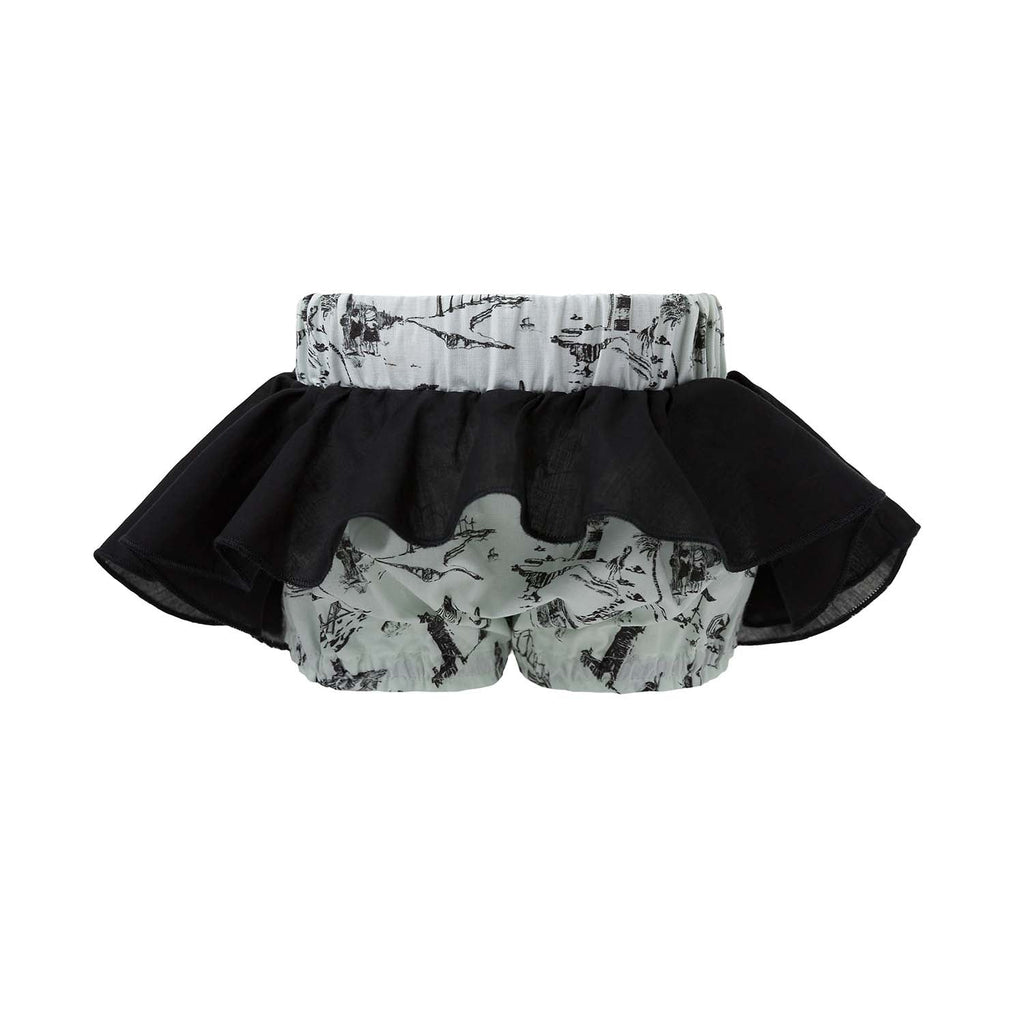 Baby Girl Bloomers with Vintage Print